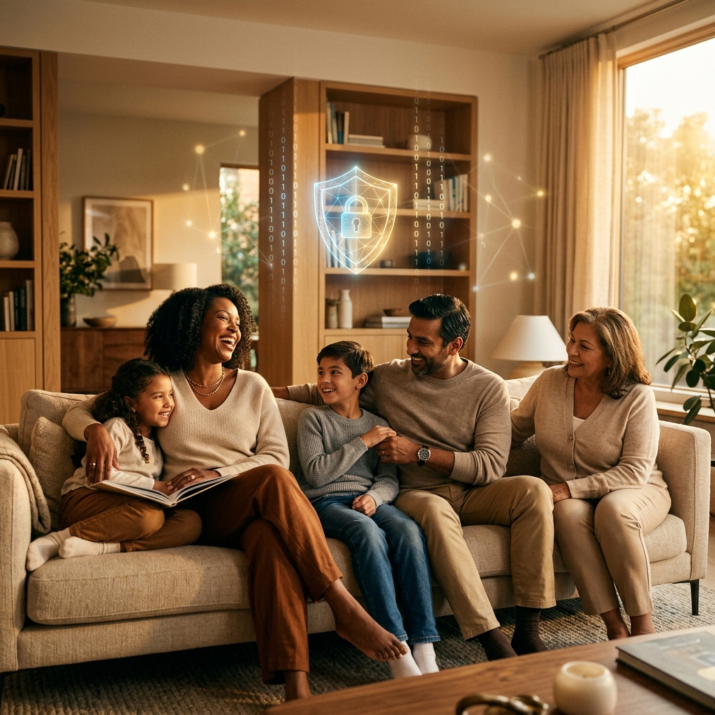 Multi-generational family protected by Legacy Vault